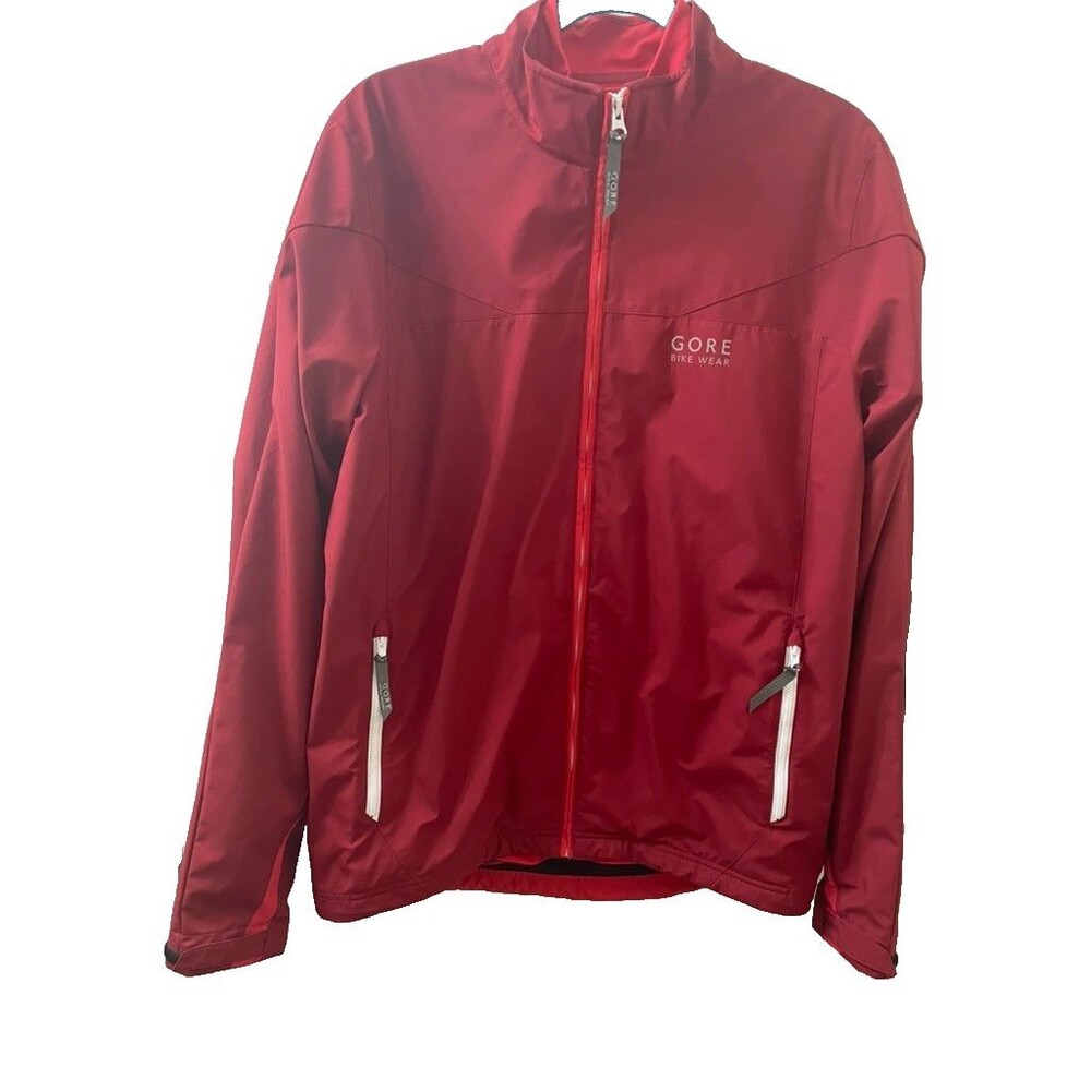 GORE Bike Wear Windstopper Soft Shell Jacket Men's L Red Black Cycling